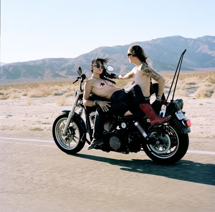 Girls on a motorcycle in Coimbatore